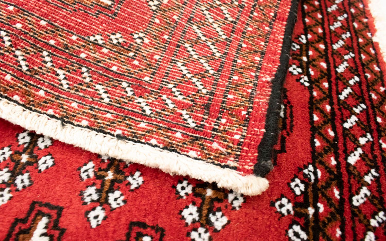 Alfombra de pasillo Alfombra Turkaman - 100 x 50 cm - rojo