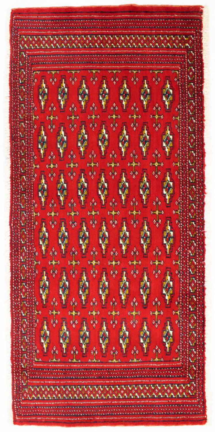 Alfombra de pasillo Alfombra Turkaman - 100 x 50 cm - rojo
