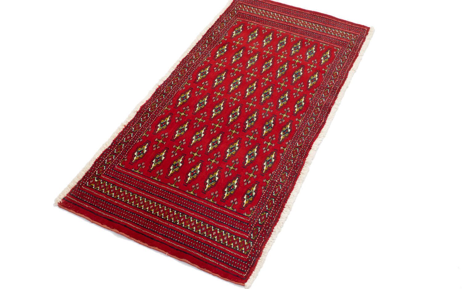 Alfombra de pasillo Alfombra Turkaman - 100 x 50 cm - rojo