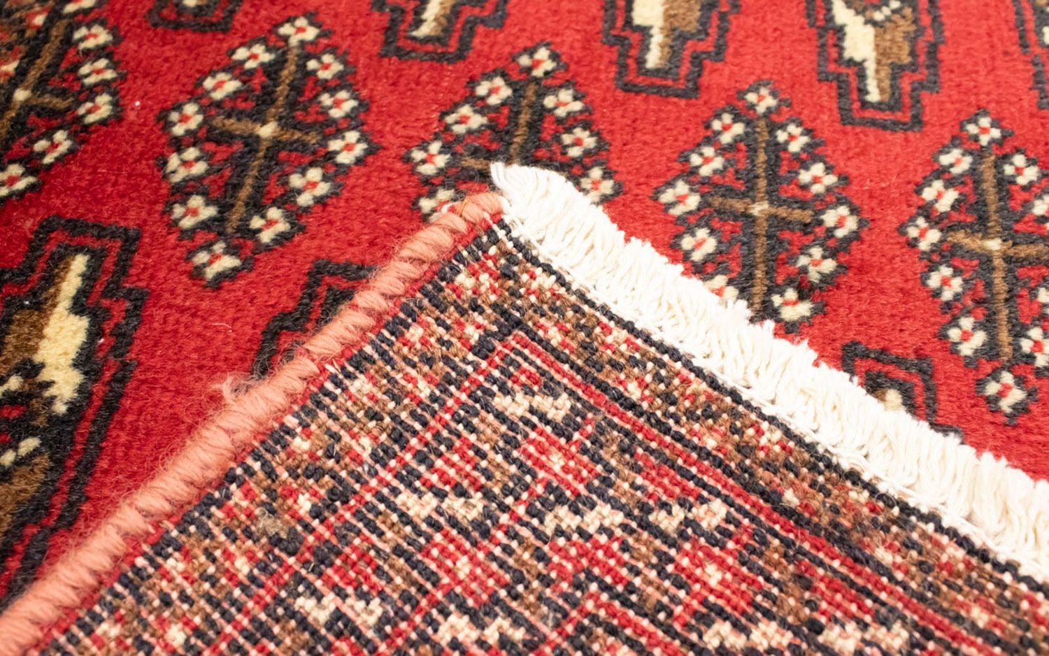 Alfombra de pasillo Alfombra Turkaman - 100 x 50 cm - rojo