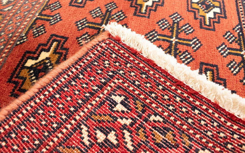 Alfombra de pasillo Alfombra Turkaman - 100 x 50 cm - rojo