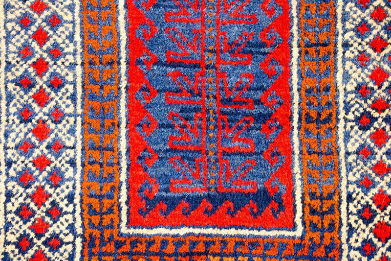 Alfombra Belutsch - 125 x 79 cm - rojo