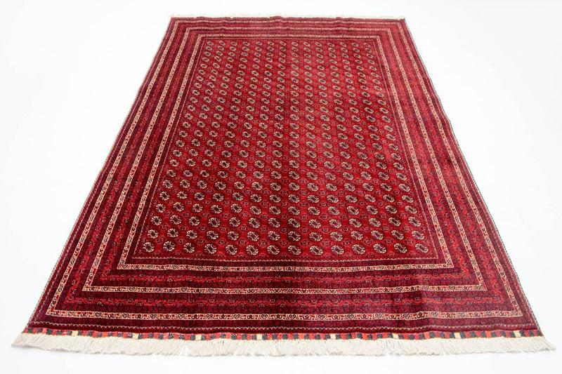 Alfombra afgana - Bukhara - 300 x 195 cm - rojo