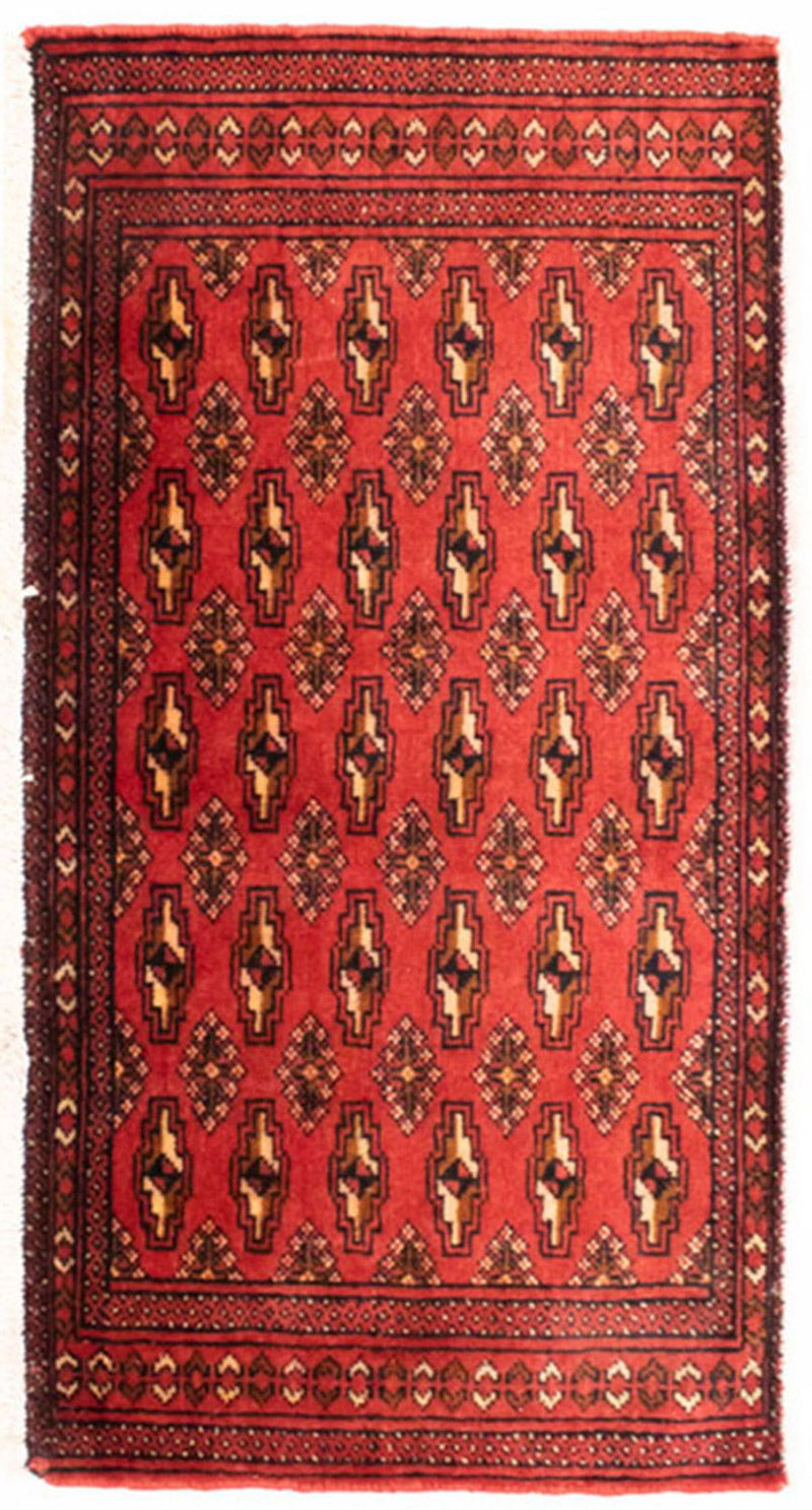 Alfombra de pasillo Alfombra Turkaman - 100 x 50 cm - rojo