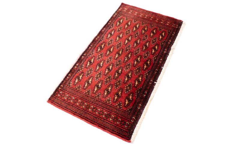 Alfombra de pasillo Alfombra Turkaman - 100 x 50 cm - rojo