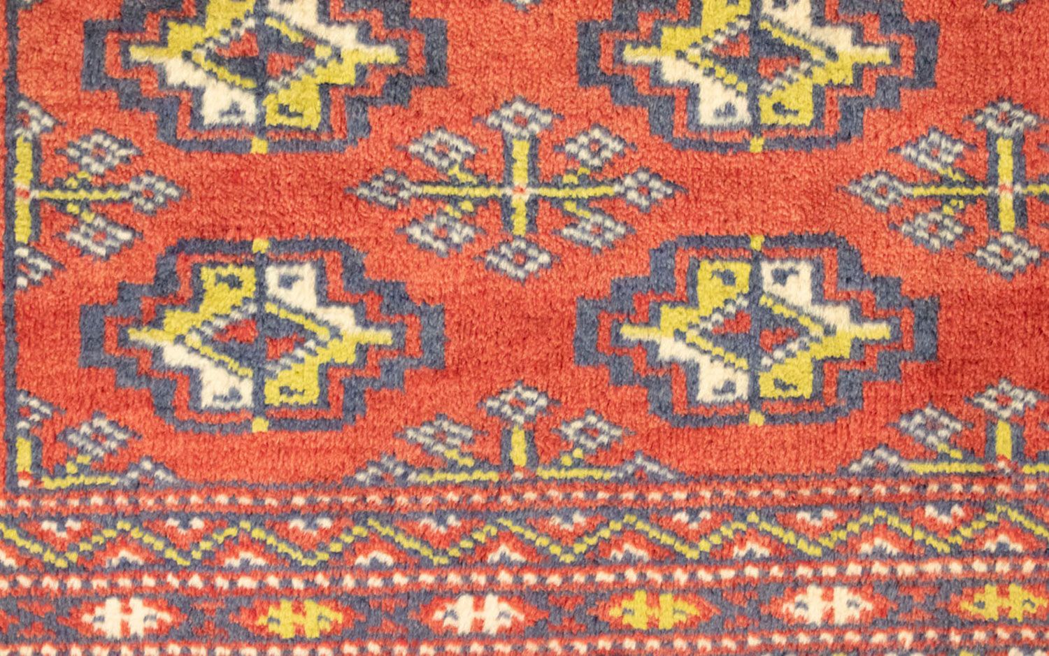 Alfombra de pasillo Alfombra Turkaman - 100 x 50 cm - rojo