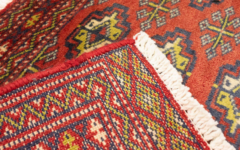 Alfombra de pasillo Alfombra Turkaman - 100 x 50 cm - rojo