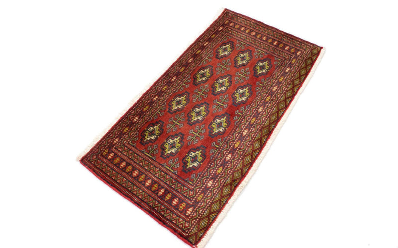 Alfombra de pasillo Alfombra Turkaman - 100 x 50 cm - rojo