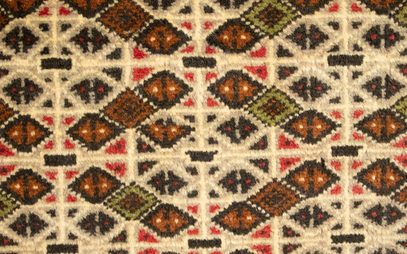 Alfombra de pasillo Alfombra Turkaman - 100 x 50 cm - beige