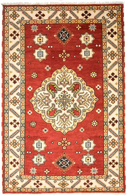 Alfombra oriental - 301 x 198 cm - rojo