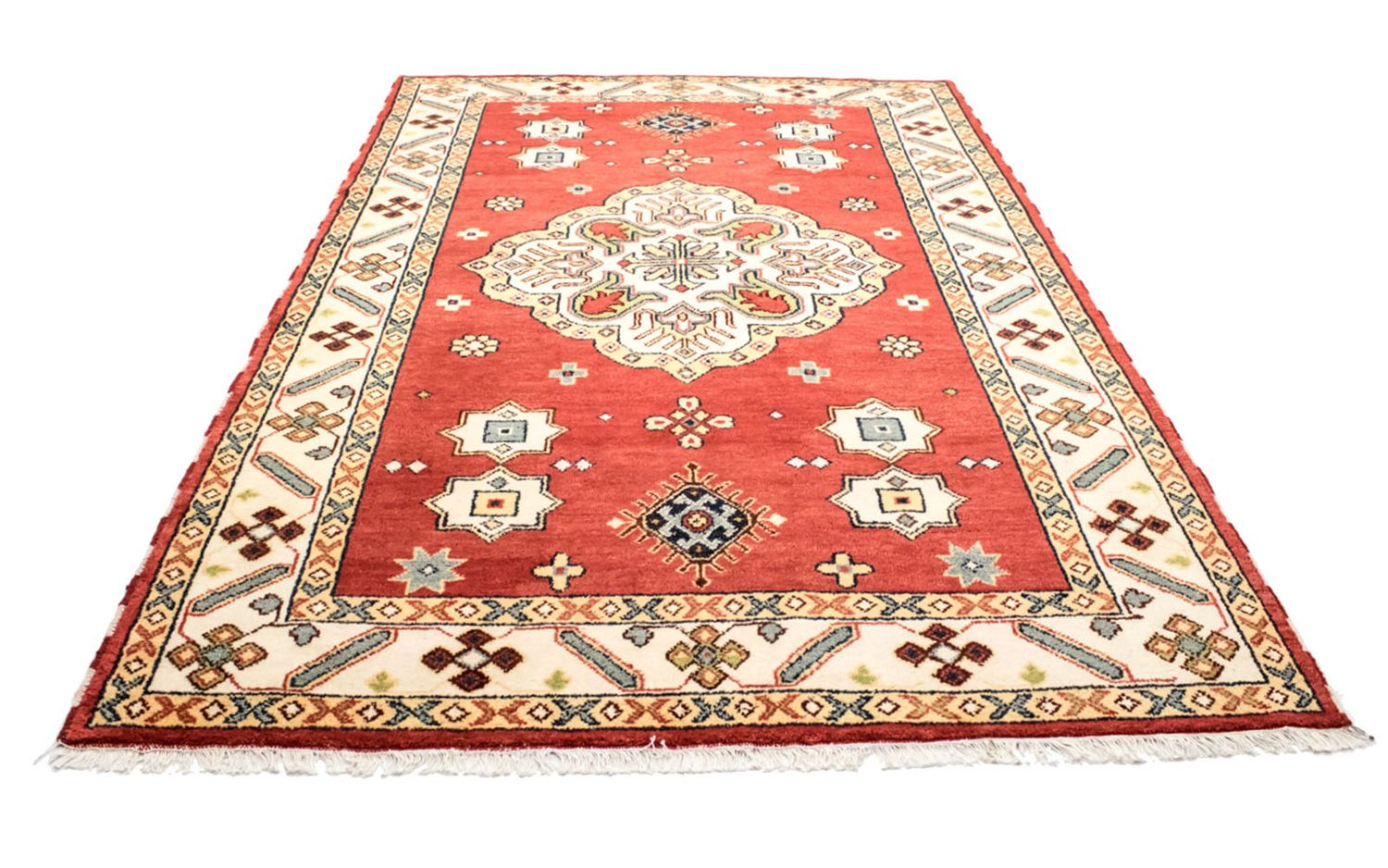Alfombra oriental - 301 x 198 cm - rojo