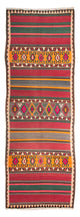 Kilim antiguo Alfombra 142x400cm