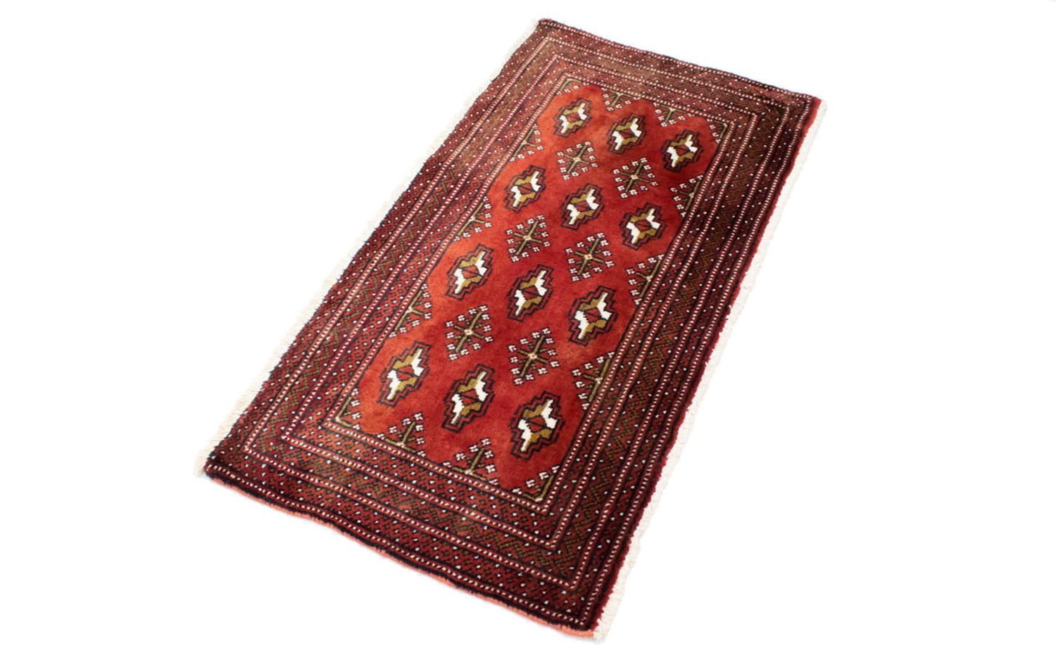 Alfombra de pasillo Alfombra Turkaman - 100 x 50 cm - rojo