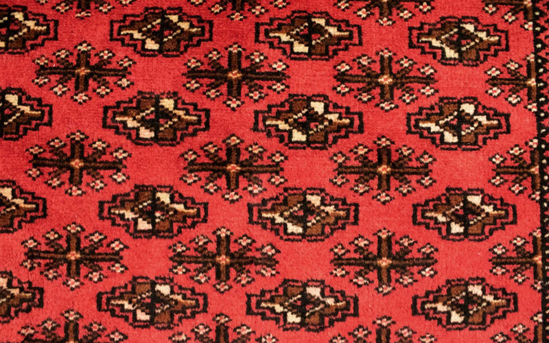 Alfombra de pasillo Alfombra Turkaman - 100 x 50 cm - rojo