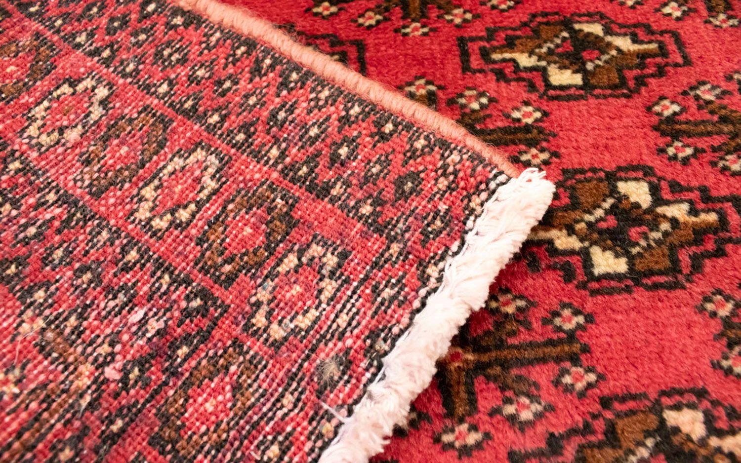 Alfombra de pasillo Alfombra Turkaman - 100 x 50 cm - rojo