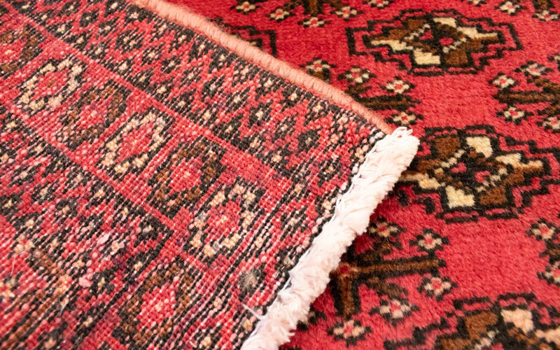 Alfombra de pasillo Alfombra Turkaman - 100 x 50 cm - rojo