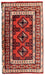 Alfombra de pasillo Alfombra Turkaman - 100 x 50 cm - rojo