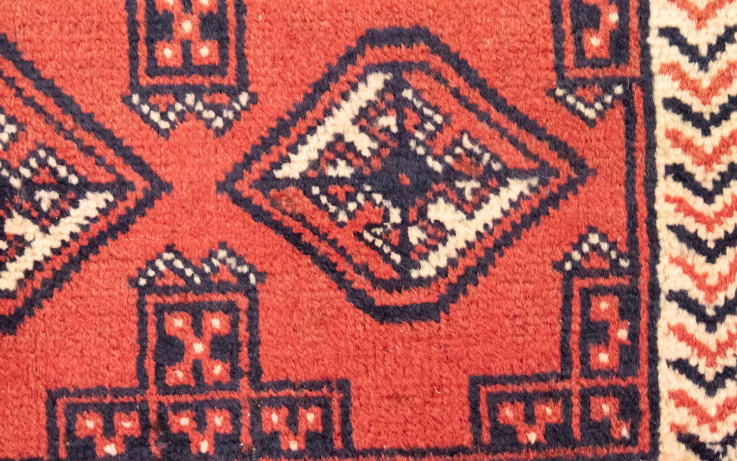 Alfombra de pasillo Alfombra Turkaman - 100 x 50 cm - rojo