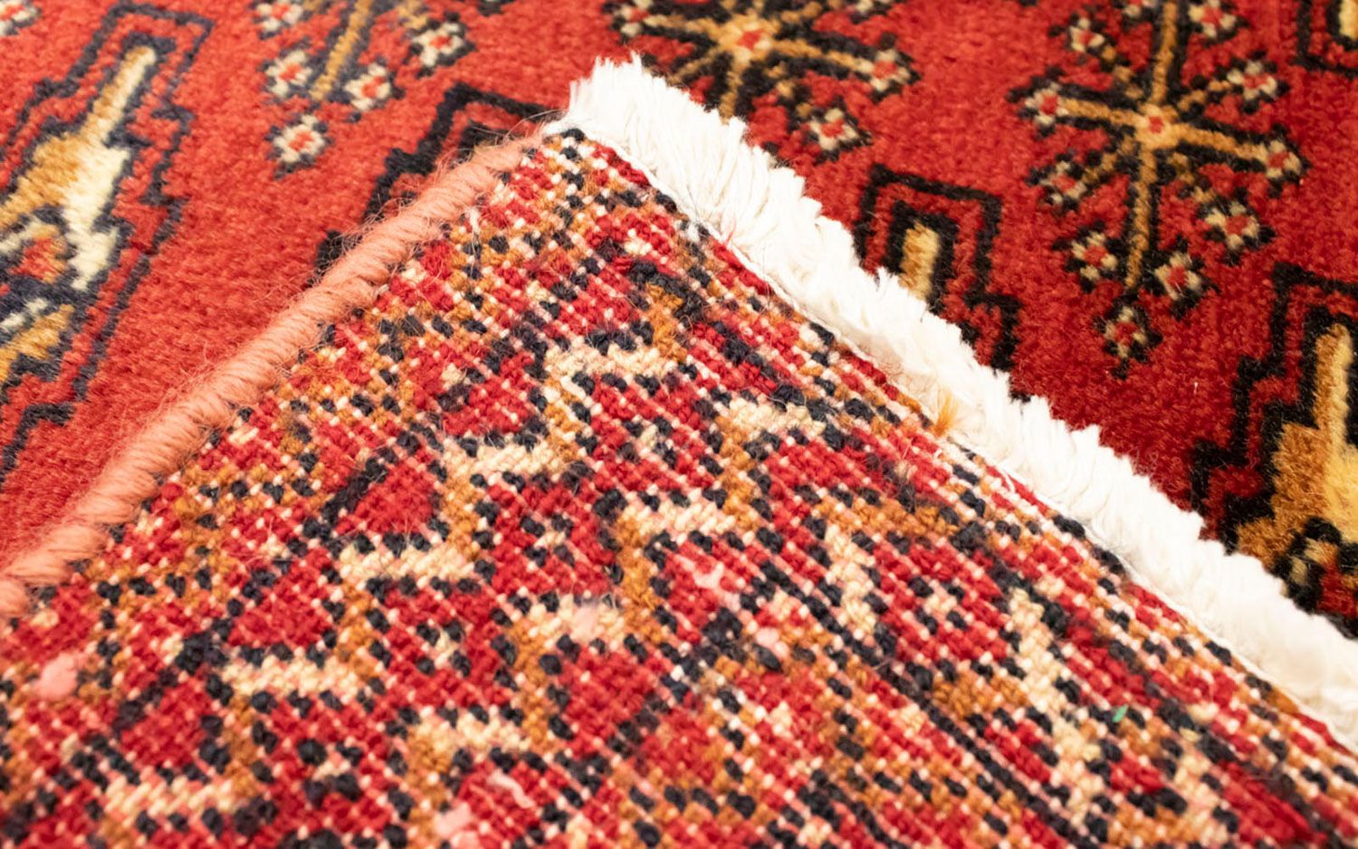 Alfombra de pasillo Alfombra Turkaman - 100 x 50 cm - rojo