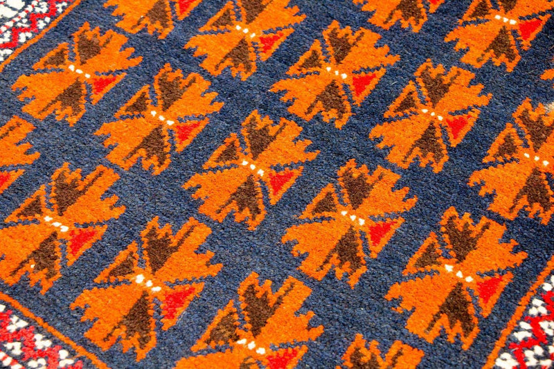 Alfombra Belutsch - 136 x 77 cm - azul