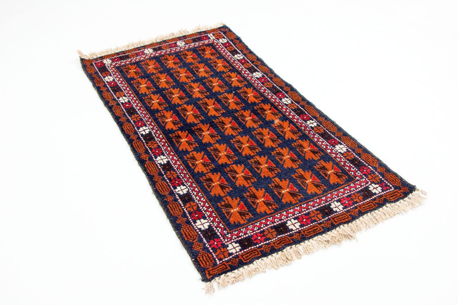 Alfombra Belutsch - 136 x 77 cm - azul