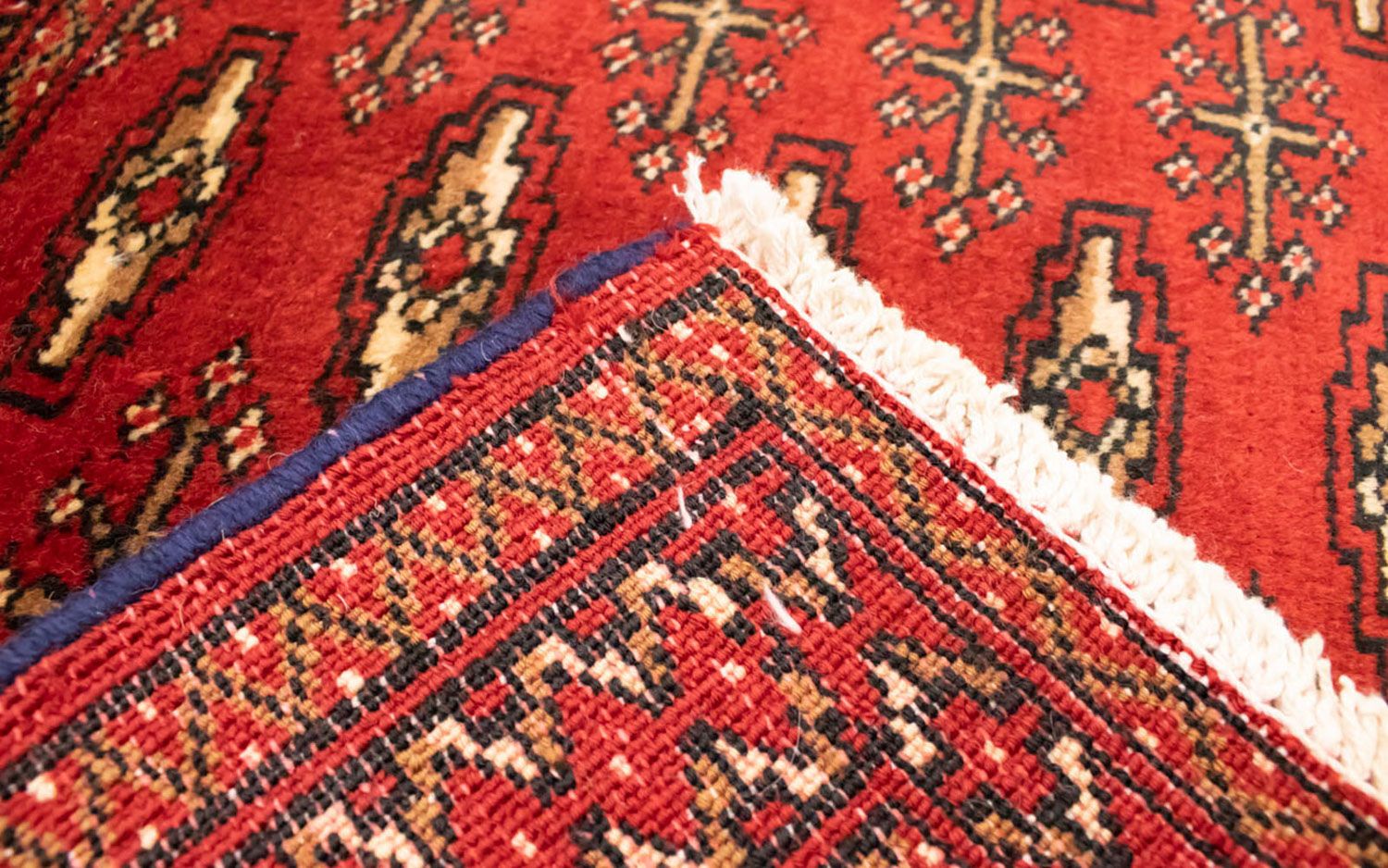 Alfombra de pasillo Alfombra Turkaman - 100 x 50 cm - rojo