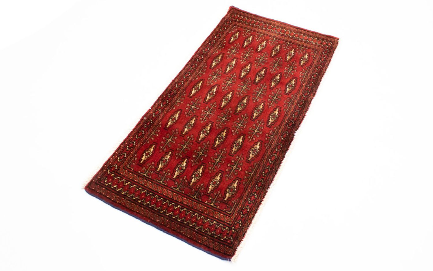 Alfombra de pasillo Alfombra Turkaman - 100 x 50 cm - rojo