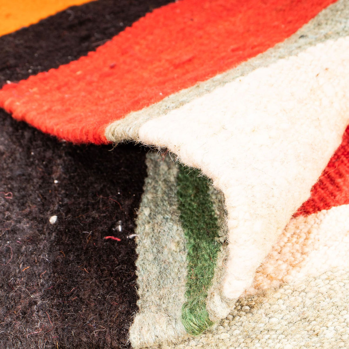 Alfombra Kelim - Antigua cuadrado  - 190 x 180 cm - multicolor