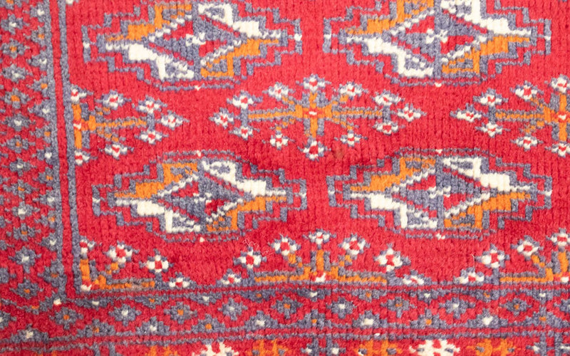 Alfombra de pasillo Alfombra Turkaman - 100 x 50 cm - rojo