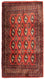 Alfombra de pasillo Alfombra Turkaman - 100 x 50 cm - rojo