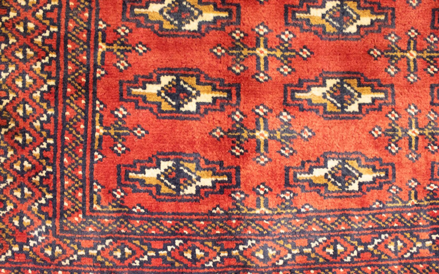 Alfombra de pasillo Alfombra Turkaman - 100 x 50 cm - rojo