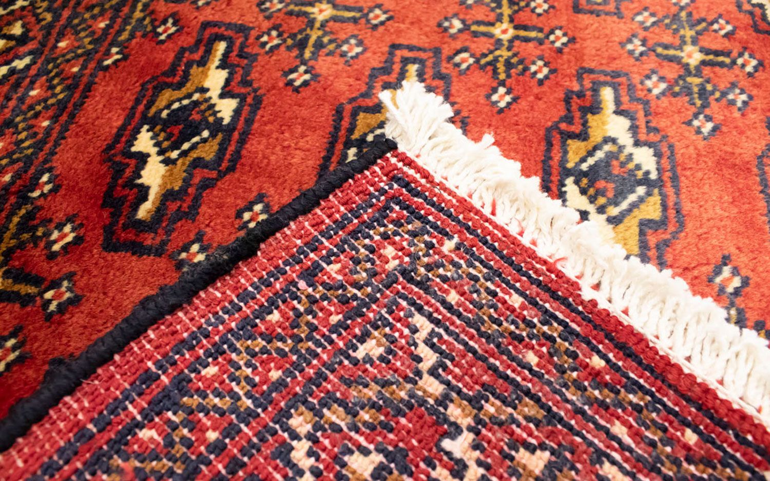 Alfombra de pasillo Alfombra Turkaman - 100 x 50 cm - rojo