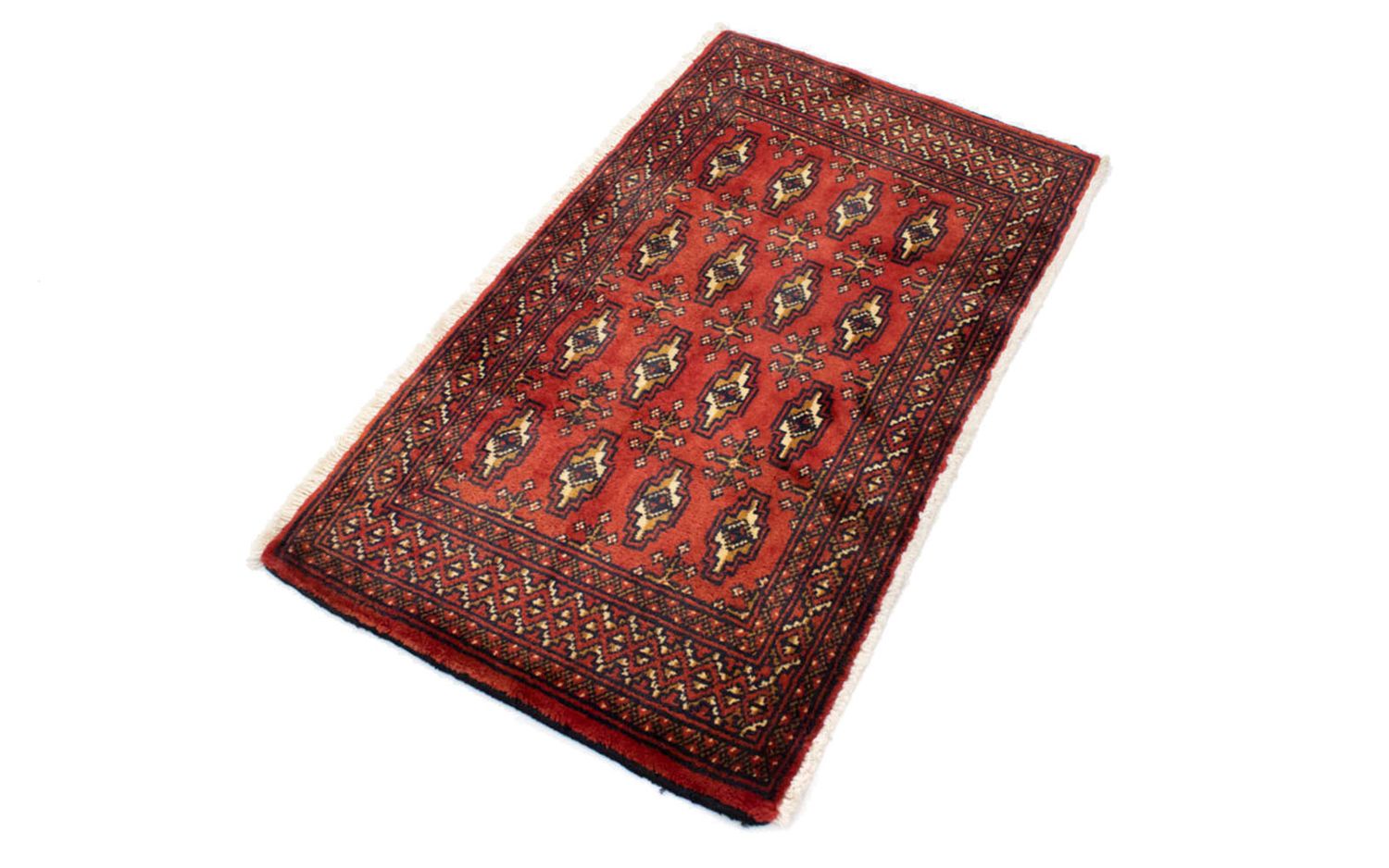 Alfombra de pasillo Alfombra Turkaman - 100 x 50 cm - rojo