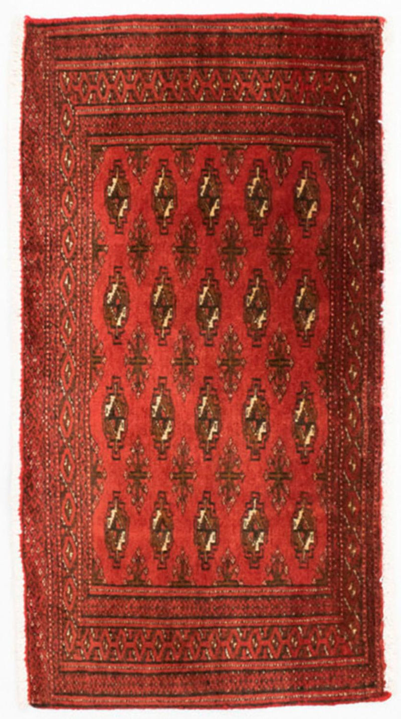 Alfombra de pasillo Alfombra Turkaman - 100 x 50 cm - rojo