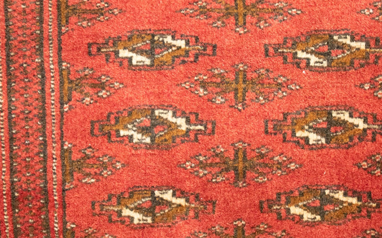 Alfombra de pasillo Alfombra Turkaman - 100 x 50 cm - rojo