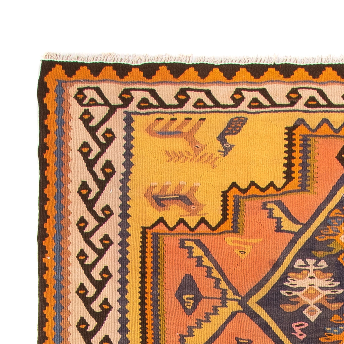 Kilim antiguo Alfombra 147x280cm