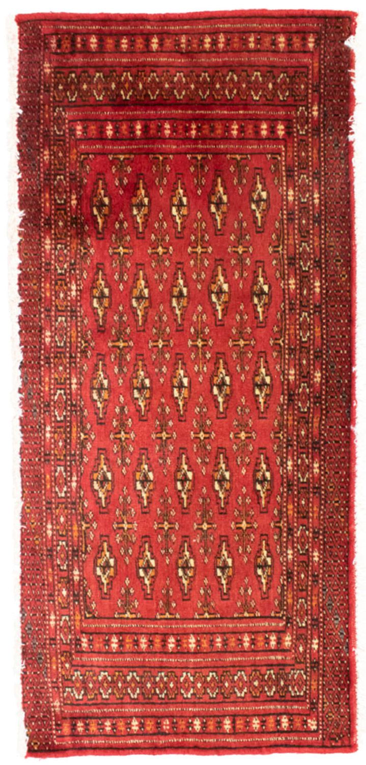 Alfombra de pasillo Alfombra Turkaman - 100 x 50 cm - rojo