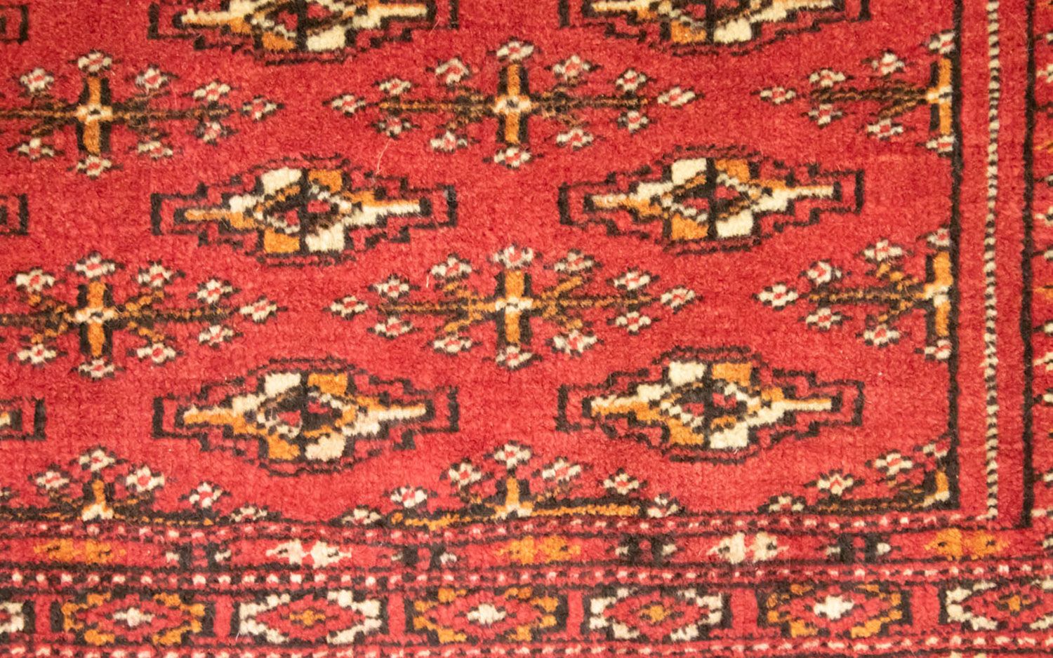 Alfombra de pasillo Alfombra Turkaman - 100 x 50 cm - rojo