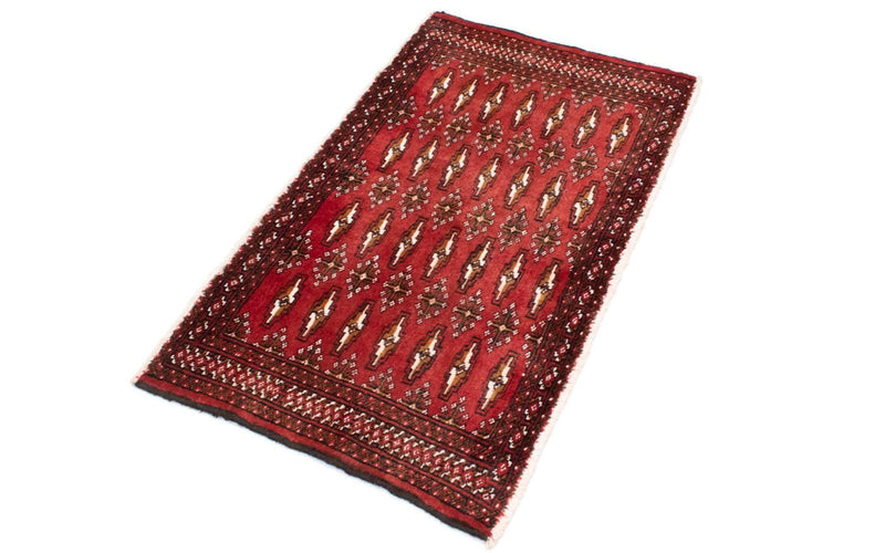 Alfombra de pasillo Alfombra Turkaman - 100 x 50 cm - rojo
