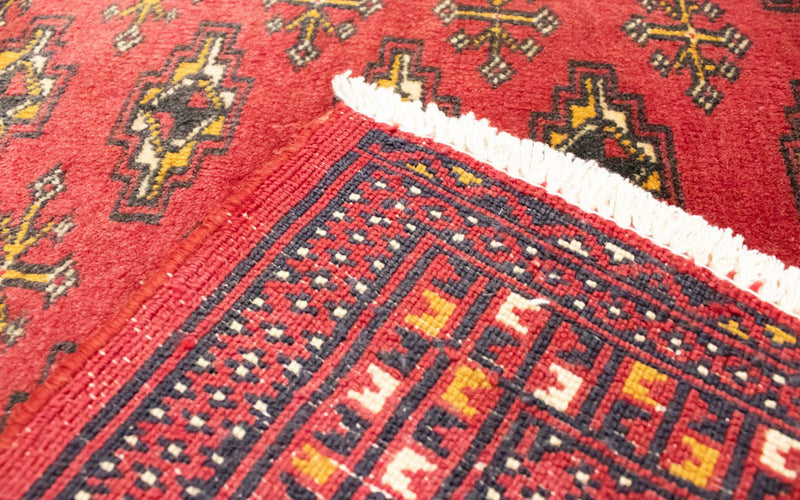Alfombra de pasillo Alfombra Turkaman - 100 x 50 cm - rojo