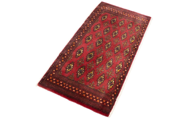 Alfombra de pasillo Alfombra Turkaman - 100 x 50 cm - rojo