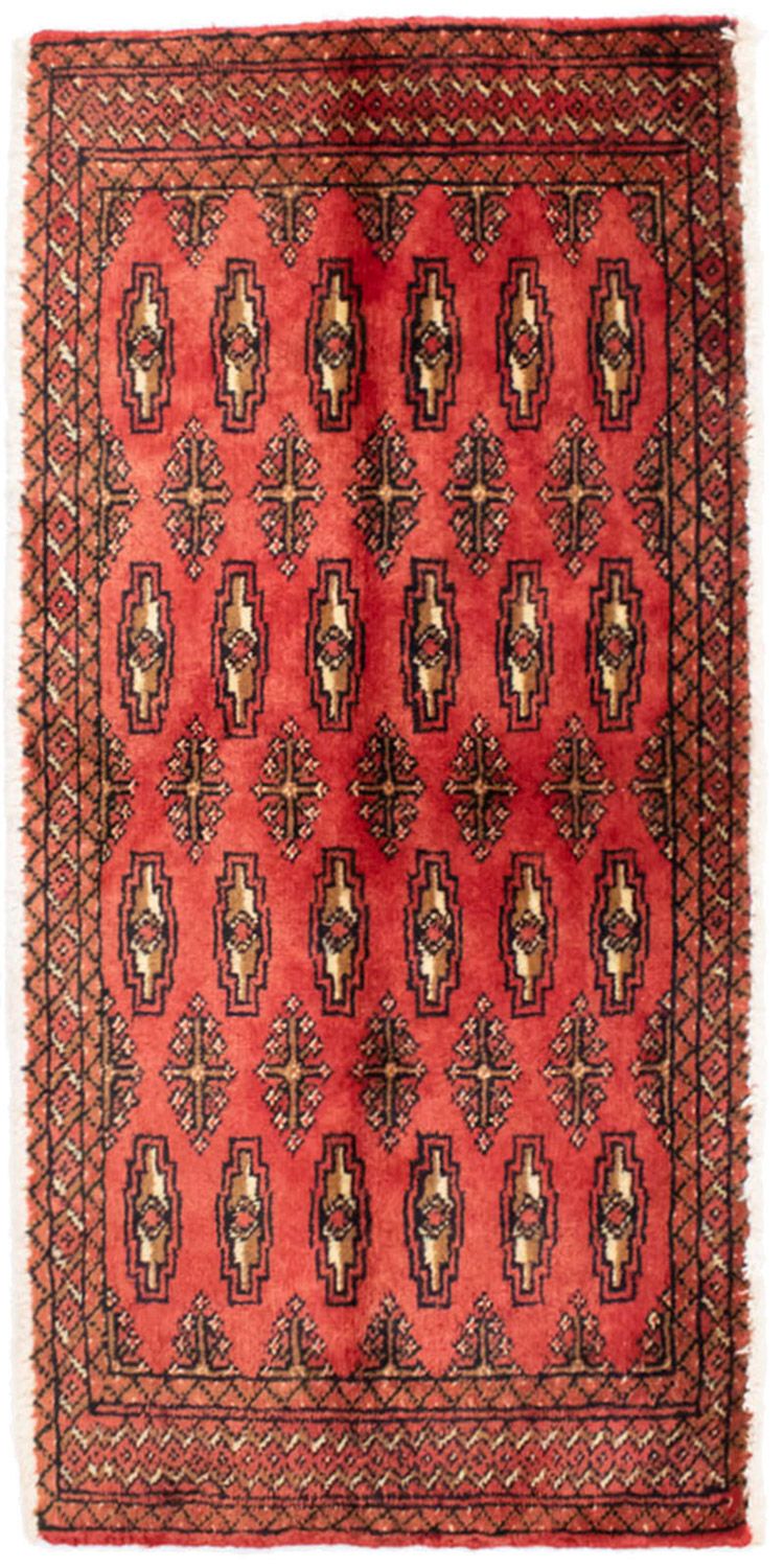 Alfombra de pasillo Alfombra Turkaman - 100 x 50 cm - rojo