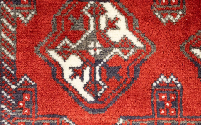 Alfombra de pasillo Alfombra Turkaman - 100 x 50 cm - rojo