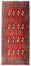 Alfombra de pasillo Alfombra Turkaman - 100 x 50 cm - rojo