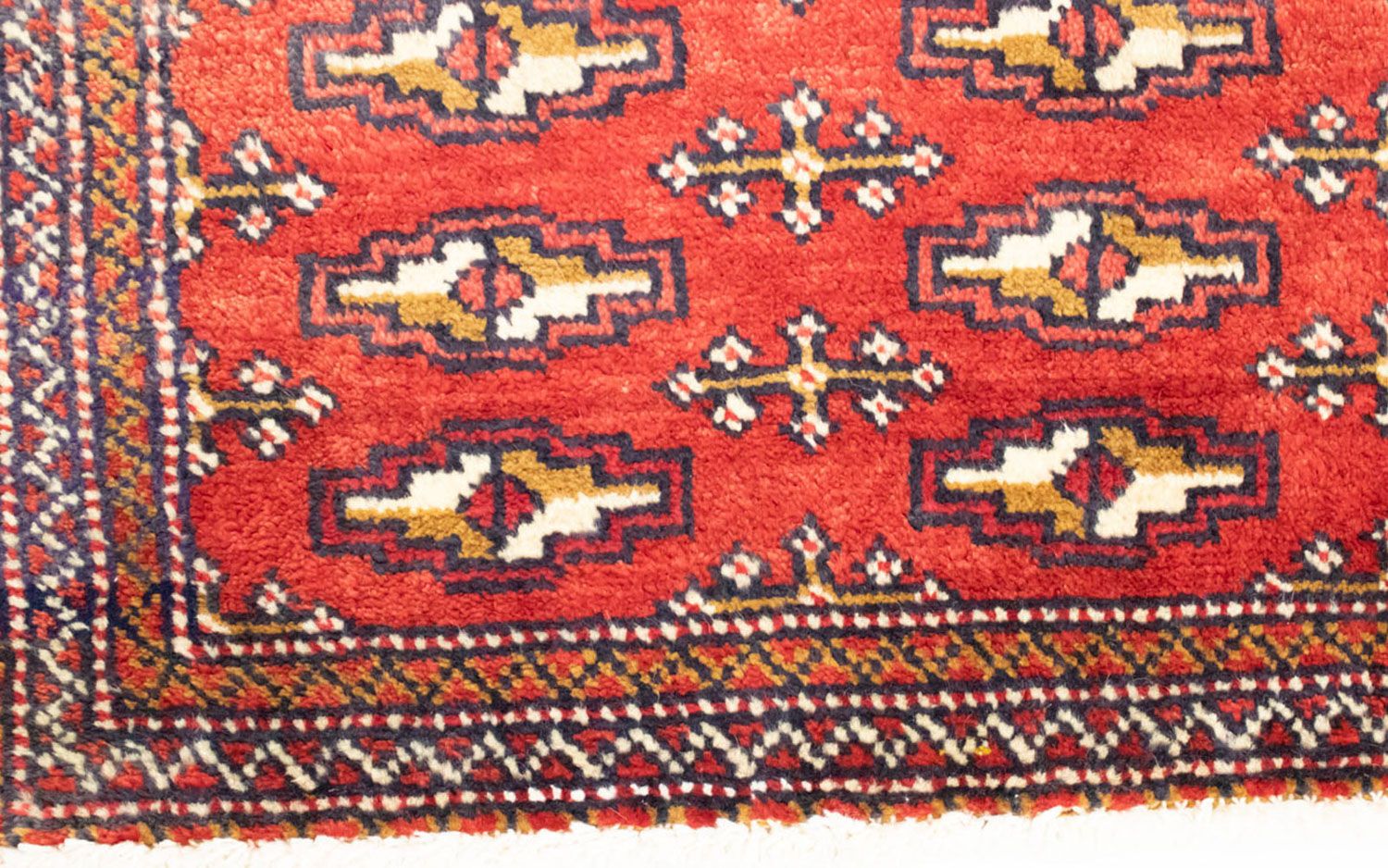 Alfombra de pasillo Alfombra Turkaman - 100 x 50 cm - rojo