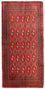 Alfombra de pasillo Alfombra Turkaman - 100 x 50 cm - rojo