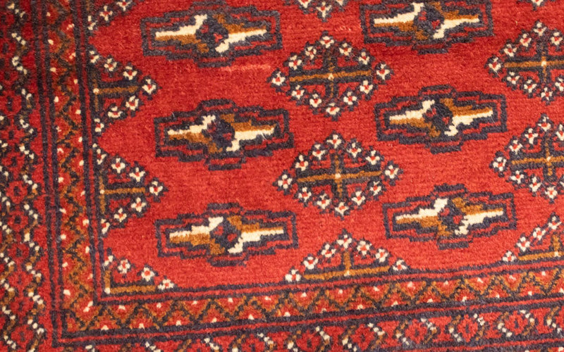 Alfombra de pasillo Alfombra Turkaman - 100 x 50 cm - rojo