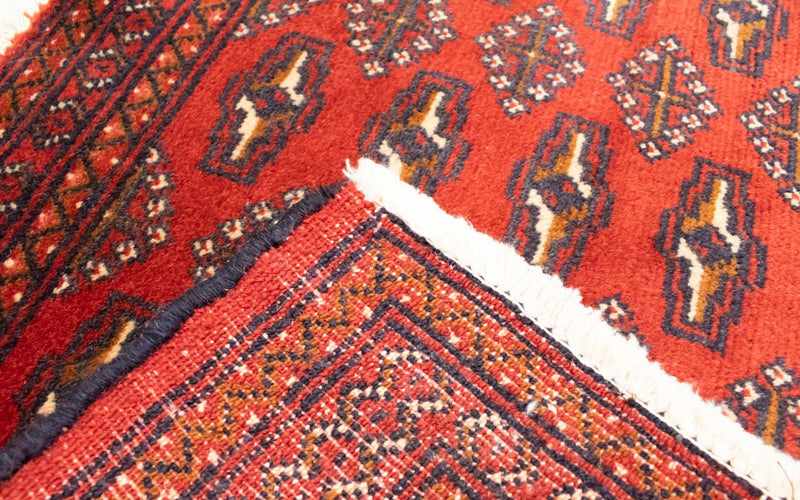 Alfombra de pasillo Alfombra Turkaman - 100 x 50 cm - rojo