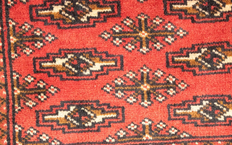 Alfombra de pasillo Alfombra Turkaman - 100 x 50 cm - rojo