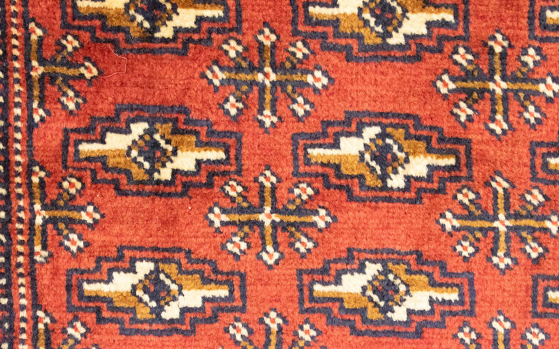 Alfombra de pasillo Alfombra Turkaman - 100 x 50 cm - rojo